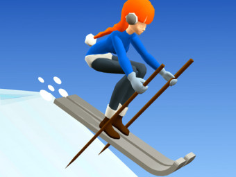 Play Ski Rush 3D now!