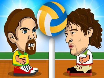 Play 2 Player Head Volleyball now!