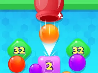PLay 2048 Drop Merge now!