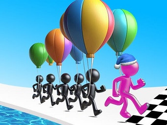 Play Ballon Race 3D now!