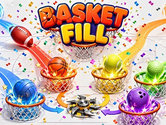 Play Basket Fill : Ball Puzzle now!