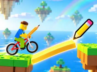 Play Bike Obby Draw Pencil now!