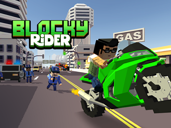 Play Blocky Rider now!