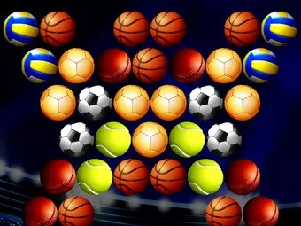 PLay Bubble Shooter Golden Football now!