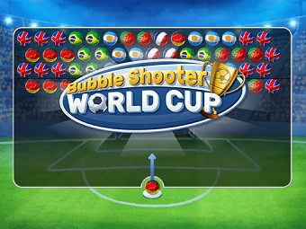 Play Bubble Shooter World Cup now!