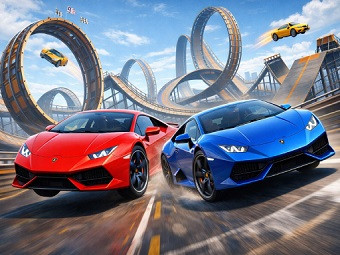 Play Cool SuperCars Stunts PvP now!