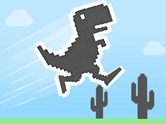 Play Doodle Dino Run now!