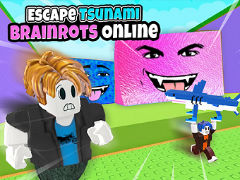 Play Escape Tsunami Brainrots Online now!