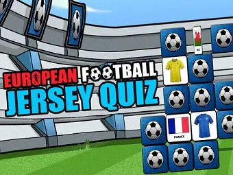PLay European Football Jersey Quiz now!