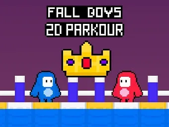 PLay Fall Boys 2D Parkour now!