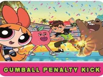 Play Gumball Penalty Kick now!