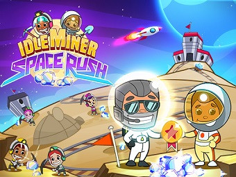 Play Idle Miner Space Rush now!