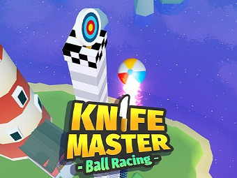 Play Knife Master : Ball Racing now!