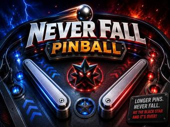 Play Never Fall Pinball now!