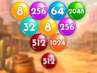 Play Number Bubble Shooter Wild West now!