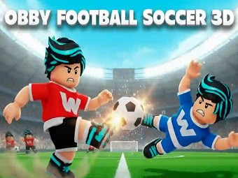 Play Obby Football Soccer 3D now!