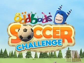 PLay Oddbods Soccer Challenge now!