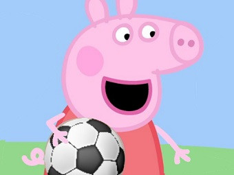 Play Piga Pig Soccer Shoot Up now!
