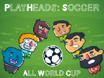 Play PlayHeads Soccer AllWorld Cup now!