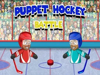 PLay Puppet Hockey Battle now!