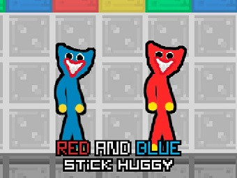 Play Red and Blue Stick Huggy now!