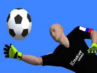 PLay Soccer Ball and Goalkeeper now!