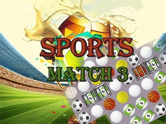 Play Sports Match 3 Deluxe now!