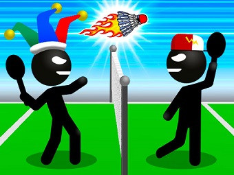 Play Stickman Sports Badminton now!