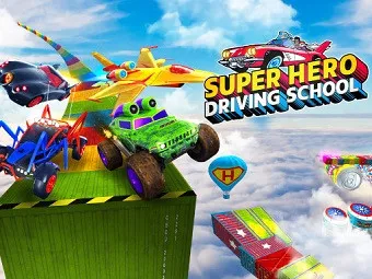 PLay Super Hero Driving School now!