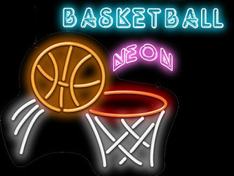 Play Swipe Basketball Neon now!