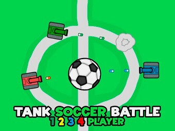 Play Tank Soccer Battle 1 2 3 4 Player now!