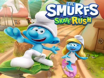 PLay The Smurfs Skate Rush now!