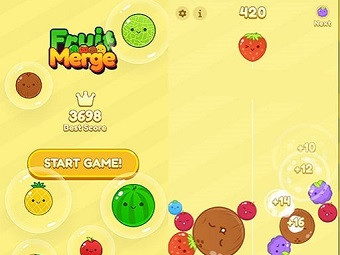 Play Watermelon Fruit 2048 now!