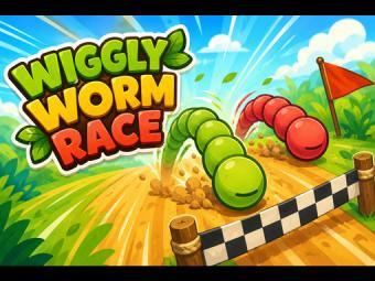Play Wiggly Worm Race now!