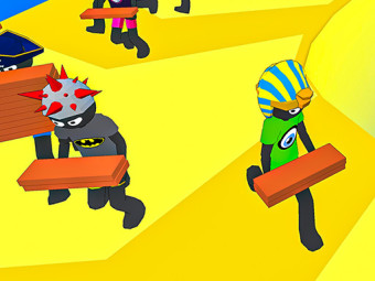 Play Stickman Planks Fall now!