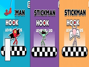 Stickman Ball Hook Game